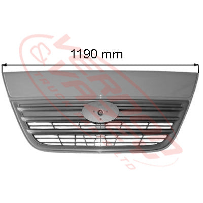 1684099-51S - FRONT PANEL - GRILLE - NARROW - 2002- - NISSAN MK/LK/PK 1994- GENUINE RECYCLED