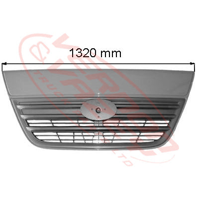 1684099-52S - FRONT PANEL - GRILLE - WIDE - 2002- - NISSAN MK/LK/PK 1994- GENUINE RECYCLED