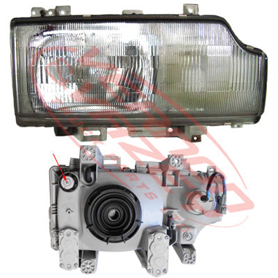 1688094-22 - HEADLAMP - R/H - W/CUT OUT - 1996- - NISSAN CK450/CW520/CK520 1996-