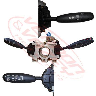 1693061-02S - IND / LIGHT SWITCH WITH EXHAUST BRAKE - NISSAN ATLAS F23 1990- GENUINE RECYCLED
