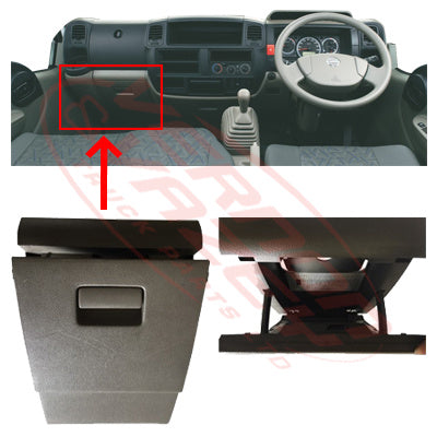 1693169-00S - GLOVE BOX / FUSE COVER - NISSAN ATLAS F24 2006- GENUINE RECYCLED