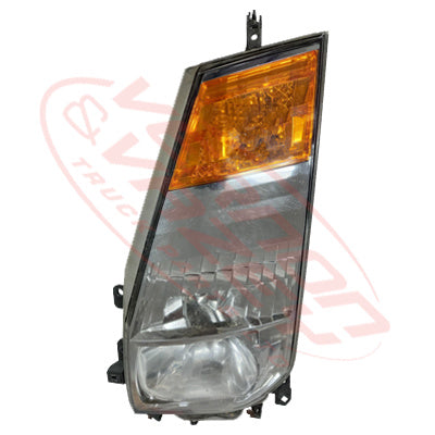 1693194-01S - HEADLAMP - L/H - AMBER TOP - NISSAN ATLAS F24 2006- GENUINE RECYCLED