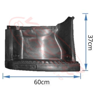3092004-07 - STEP PANEL - UPPER - L/H - PLASTIC STEP - WIDE - ISUZU FRR/FSR/FTR/FVR 2008 AFTERMARKET