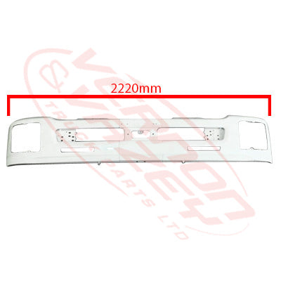 3092090-03S - FRONT BUMPER - WIDE CAB - 380MM DEEP - ISUZU FRR/FSR/FTR/FVR 2008 - H/L IN BUMPER GENUINE RECYCLED
