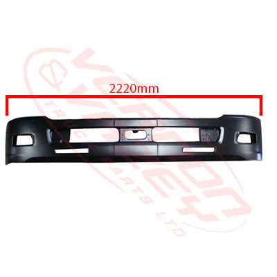 3092090-10S - FRONT BUMPER - WIDE CAB - 380MM DEEP - ISUZU FRR/FSR/FTR/FVR 2008 - H/L IN CORNER PANEL GENUINE RECYCLED