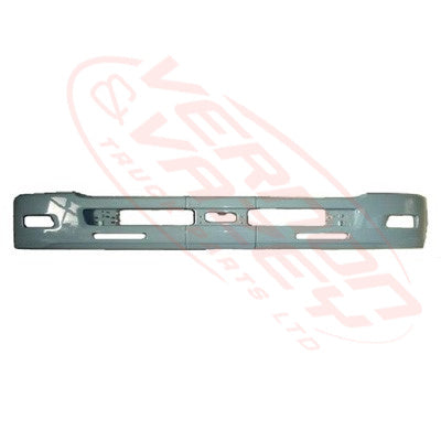 3092090-11 - FRONT BUMPER - WIDE CAB - 380MM DEEP - WHITE - ISUZU FRR/FSR/FTR/FVR 2008 - H/L IN CORNER PANEL