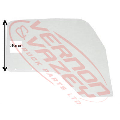 3097110-81s - GLASS - FRONT DOOR - L/H - LOW ROOF - ISUZU ELF NKR/NPR/NQR 2004- GENUINE RECYCLED