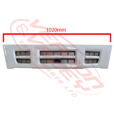 3097199-2S - GRILLE - LOWER - NARROW - BLUE - ONE BAR - ISUZU ELF NKR/NPR/NQR 2004- GENUINE RECYCLED