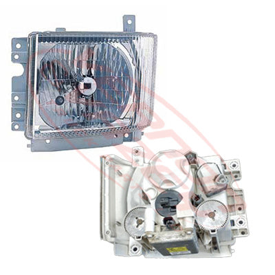 3092094-07S - HEADLAMP - L/H - W/POWERPACK AND ELEC ADJUSTER - ISUZU FRR/FSR/FTR/FVR 2008 GENUINE RECYCLED