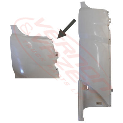 3186224-02 - FRONT CORNER PANEL - R/H - W/O MIRROR - HINO 700 2002- AFTERMARKET