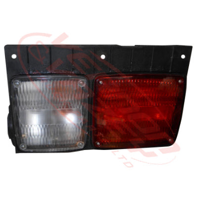 3186298-01S - REAR LAMP - L/H - RED/CLEAR - HINO 700 2002- GENUINE RECYCLED