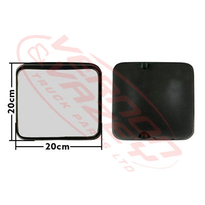 3191016-07S - MIRROR HEAD - L=R - SPOTTER - HEATED - HINO RANGER PRO FC/FD/FG/FM 2002- GENUINE RECYCLED