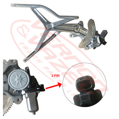 3186260-2S - WINDOW REGULATOR - R/H - ELECTRIC - HINO 700 2002- GENUINE RECYCLED