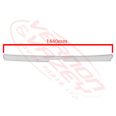 3192090-12 - FRONT BUMPER UPPER - WIDE - HINO RANGER 500 2017- FG, FL, FM, GH AFTERMARKET