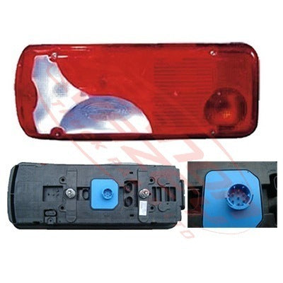 3310098-1 - REAR LAMP - L/H - 7 PIN ROUND FIXED PLUG - MAN TGX 2008-