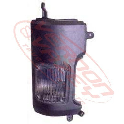 3486099-72 - HEADLAMP BEZEL - R/H - W/PARK LAMP - 95-97 - MAZDA T3500/T4100 1989- WG AFTERMARKET