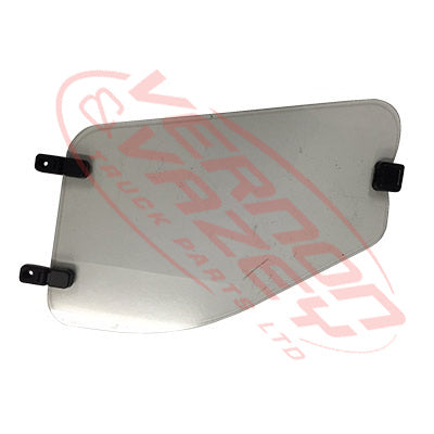 3787010-77S - GLASS - FRONT DOOR - LOWER - L/H - INNER - MITSUBISHI FM615/FK516 1994- GENUINE RECYCLED