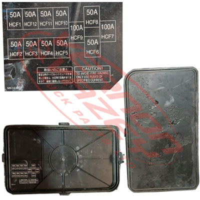 3788030-0S - OUTER COVER - STARTER RELAY - MITSUBISHI FP517/FP519/FP350 1997- GENUINE RECYCLED