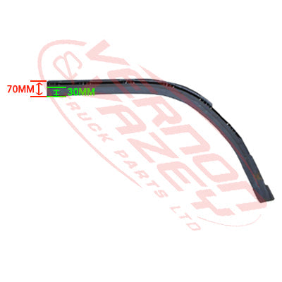 3798100-12S - GUARD OUTER RUBBER - R/H - N/CAB - MITSUBISHI CANTER FE7/FE8 2005- GENUINE RECYCLED