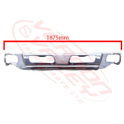 3798290-04S - FRONT BUMPER - NARROW - 270MM DEEP - CHROME - MITSUBISHI CANTER FE 2011- GENUINE RECYCLED