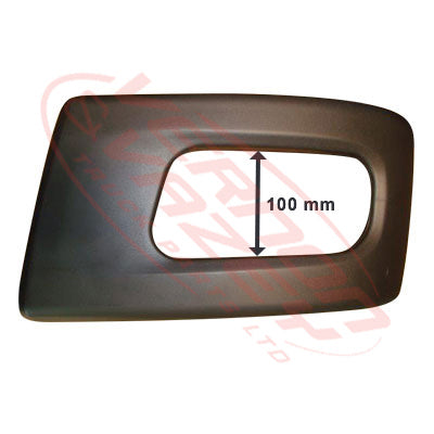 3798290-21S - FRONT BUMPER END - L/H - W/FOG HOLE - NARROW - 225MM DEEP - MITSUBISHI CANTER FE 2011- GENUINE RECYCLED