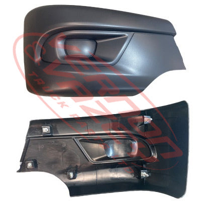 3798390-24 - FRONT BUMPER END - W/OUT HOLE - R/H - NARROW - MITSUBISHI CANTER FEA 2025- AFTERMARKET