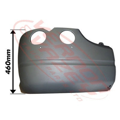 6593090-72 - FRONT BUMPER END - R/H - 460mm HIGH - SCANIA P/R TRUCK - 2003- LOW BUMPER