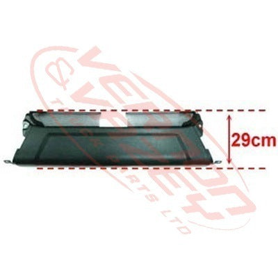 6594090-03 - FRONT BUMPER - CENTRAL - W/MESH GRILLE - SCANIA P/R TRUCK - 2009- HIGH BUMPER