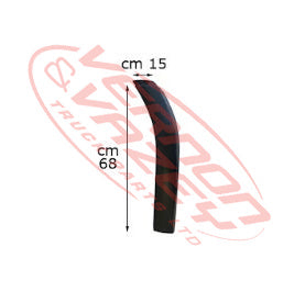 6594152-19 - MUDGUARD EXTENSION FRONT - L/H REAR - WITHOUT BLINKER HOLE - SCANIA P/G TRUCK - 2017-