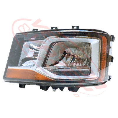 6594194-01 - HEADLAMP - L/H - ELECTRIC - W/LED - SCANIA P/R TRUCK - 2017- AMBER SIDE & BOTTOM