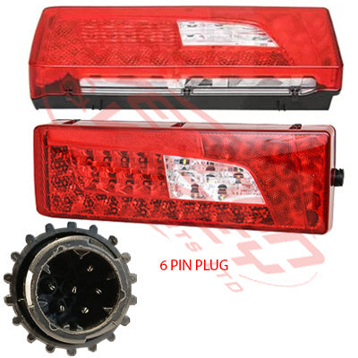 6594198-01 - REAR LAMP - L/H - SCANIA P/R TRUCK - 2017-