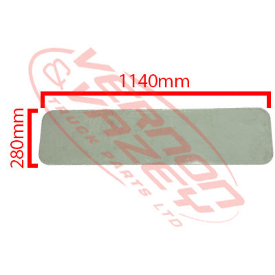 8187010-89S - GLASS - REAR BODY - SCREEN - NARROW - DOUBLE CAB - TOYOTA DYNA XZU3 / XZU4 2000- GENUINE RECYCLED