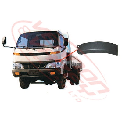 8187024-61S - FRONT CORNER PANEL - MOULDING - L/H - WIDE CAB - TOYOTA DYNA XZU3 / XZU4 2003- GENUINE RECYCLED