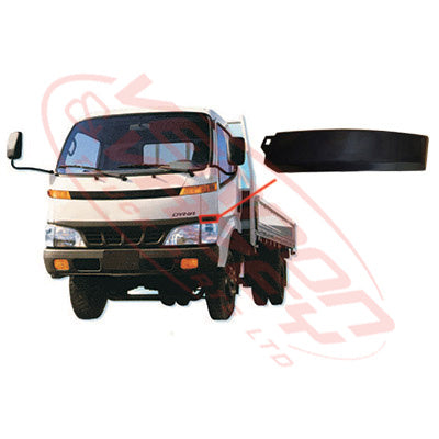 8187024-63S - FRONT CORNER PANEL - MOULDING - L/H - NARROW CAB - TOYOTA DYNA XZU3 / XZU4 2003- GENUINE RECYCLED