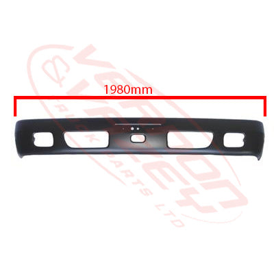 8187090-5 - FRONT BUMPER - WIDE - STEEL - TOYOTA DYNA XZU3 / XZU4 2000- AFTERMARKET