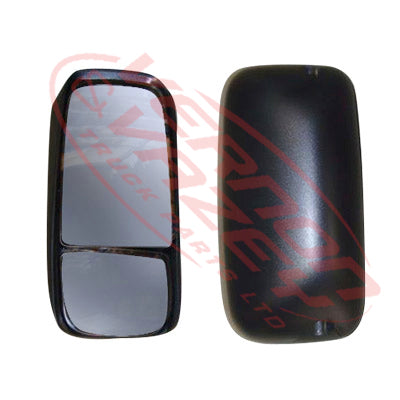 8187216-02 - MIRROR HEAD - R/H - ON DOOR - 25MM BAR - SPLIT - NON ELEC & HEAT - TOYOTA DYNA / HINO DUTRO 2011- AFTERMARKET