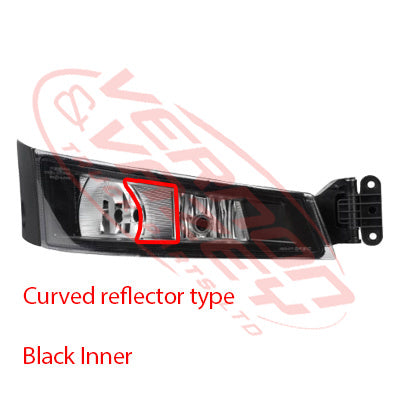 9013194-56 - FOG LAMP - R/H - BLACK INNER - VOLVO FH 2013-