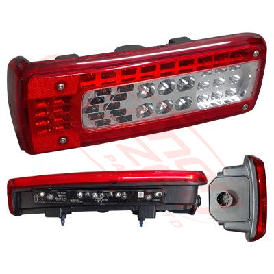 9013198-03 - REAR LAMP - L/H - LED - RIGID TRUCK - WITH NUMBER PLATE LIGHT - VOLVO FM 2013-