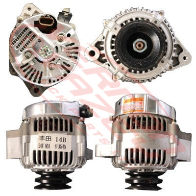 ALTERNATOR - 24V - 60 AMP - HINO N04C / TOYOTA COASTER BUS 14B - HN-ALT-NO4C
