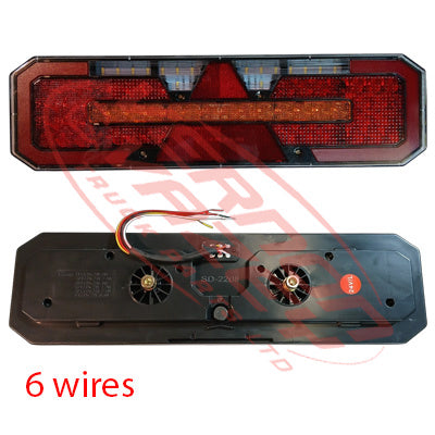 LED-TRUCK-35 - LED TRUCK REAR LAMP - L/H - UNIVERSAL - ALL MAKES AND MODELS
