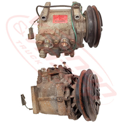 MS-AIRCON-4D34-01S - MITSUBISHI ENGINE PARTS - AIR CONDITION COMPRESSOR TO SUIT MITSUBISHI 4D32/4D33/4D34/4D35