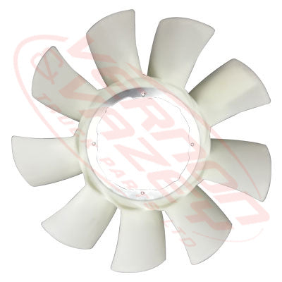 MS-FAN-4P10 - MITSUBISHI ENGINE PARTS - FAN BLADE - 9 BLADE - 460mm TO SUIT MITSUBISHI CANTER 3.5T