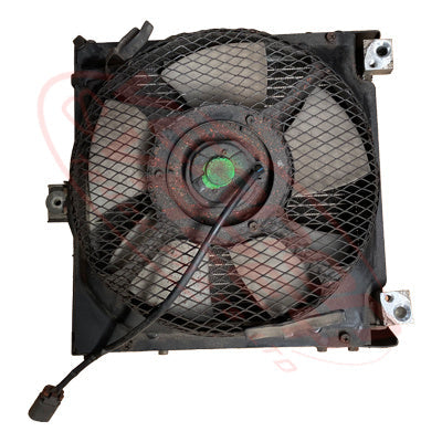 NS-ACCON-TD25-01S - NISSAN ENGINE PARTS - AIRCON CONDENSER - WITH COMPLETE FAN TO SUIT NISSAN TD25/TD27 - NISSAN ATLAS 1996