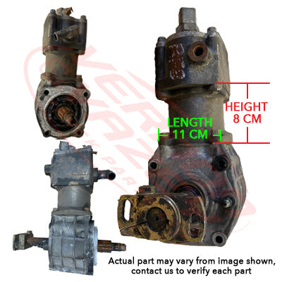 NS-AIRCOM-PE6T-01S - NISSAN ENGINE PARTS - AIR COMPRESSOR - AIR COOLED - SINGLE CYLINDER TO SUIT NISSAN PE6T