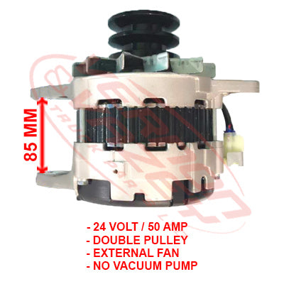 ALTERNATOR - 24V - 50 AMP - NISSAN FE6 - NS-ALT-FE6-01S