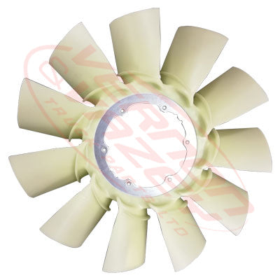 NS-FAN-GH7-01S - NISSAN ENGINE PARTS - FAN BLADE - 11 BLADE - 600mm TO SUIT NISSAN PKC13 (VOLVO ENGINE GH7)