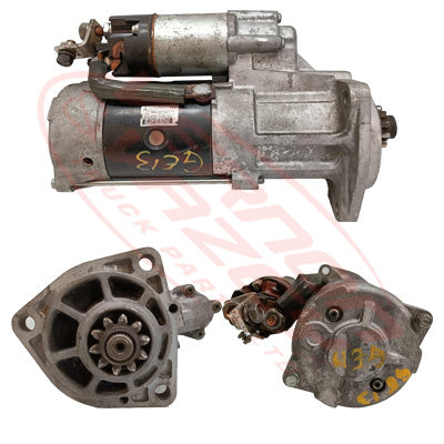 NS-GE13-SM-01S - NISSAN ENGINE PARTS - STARTER MOTOR - 24V - 10 TEETH PINION - 3 BOLT TO SUIT NISSAN GE13