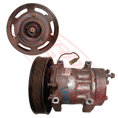 NS-GH11-AIRCON-01S - NISSAN ENGINE PARTS - AIR CONDITION COMPRESSOR - MULTI BELT TO SUIT NISSAN GH11