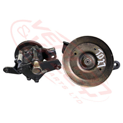 NISSAN TD27 - POWER STEERING PUMP - BELT DRIVEN - NS-PSP-TD27-01S