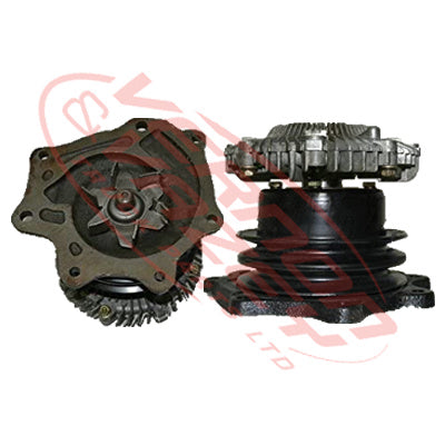 WATER PUMP - 6 BLADE - NISSAN TD25 - NS-WP-TD25-02S